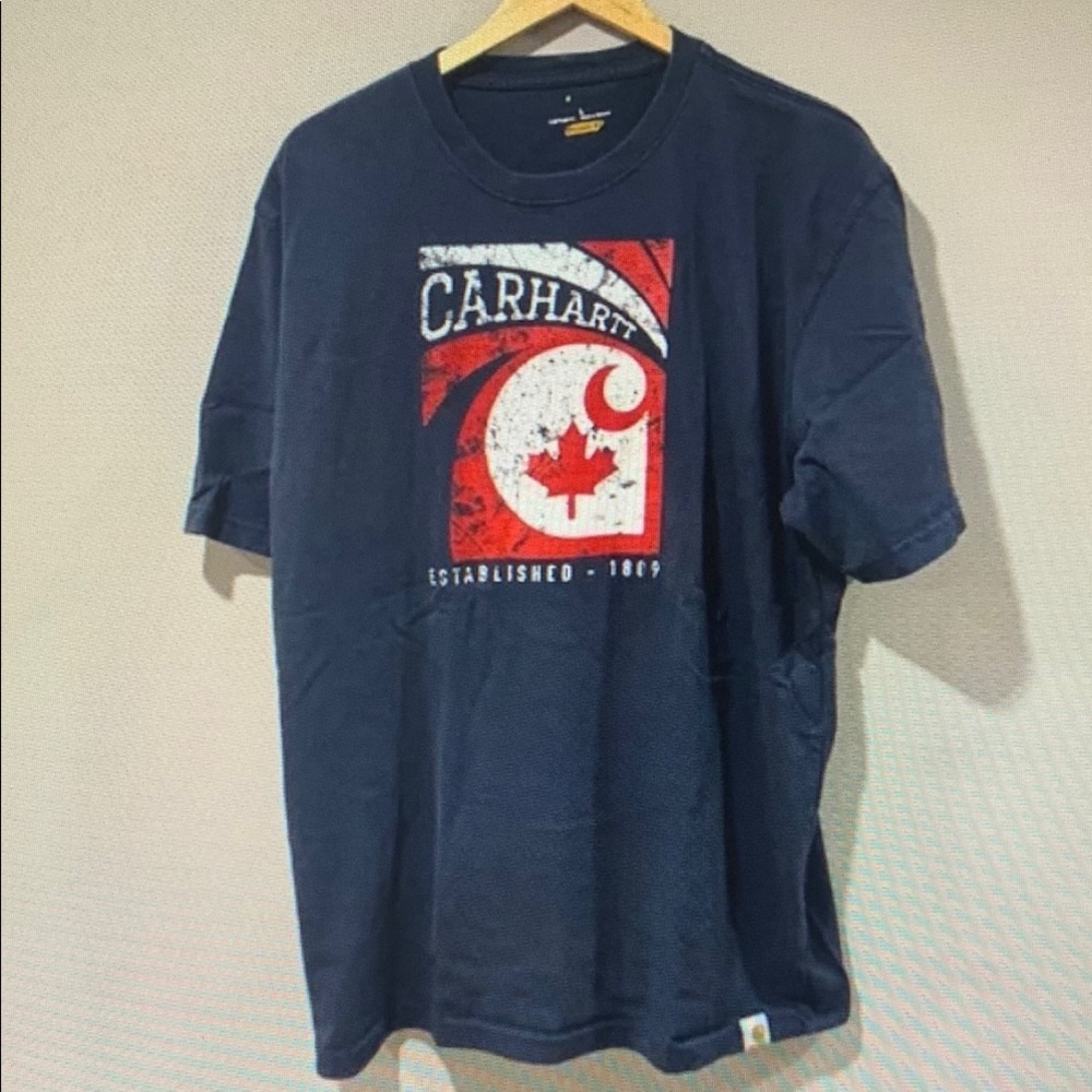 Carhartt Men's Navy Graphic T-Shirt